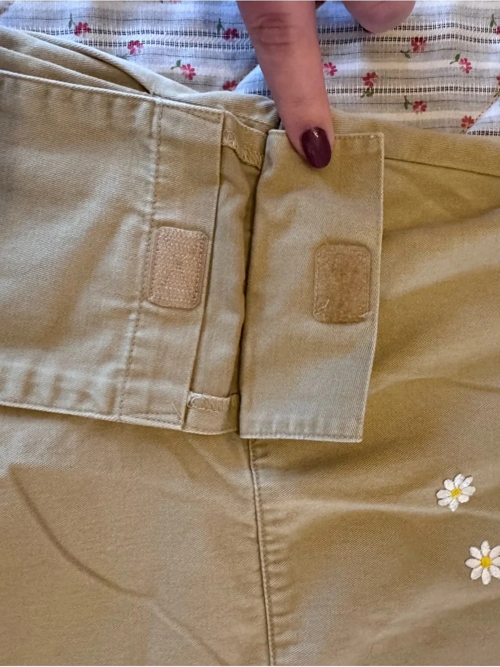Gymboree Tan Khaki Girls Jumper with Colorful Logo Tag